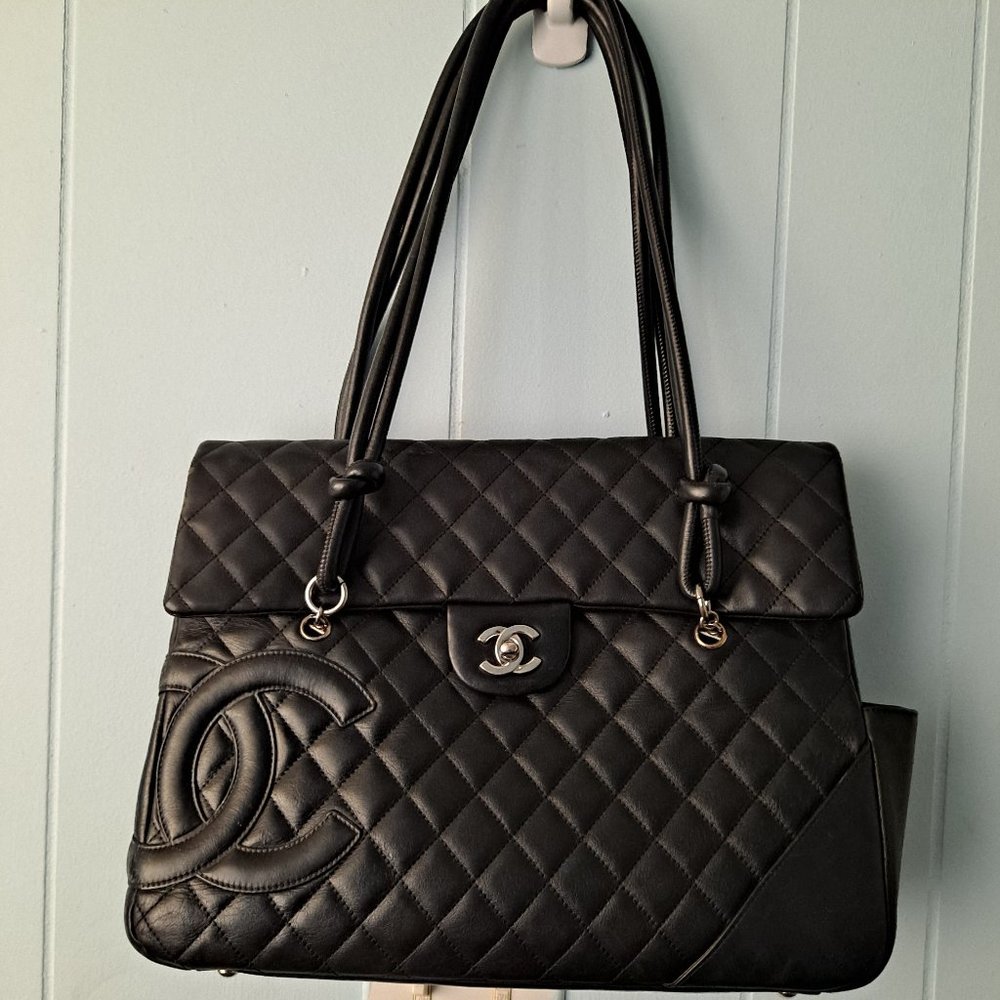 Chanel Large Ligne Cambon Flap Tote Bag